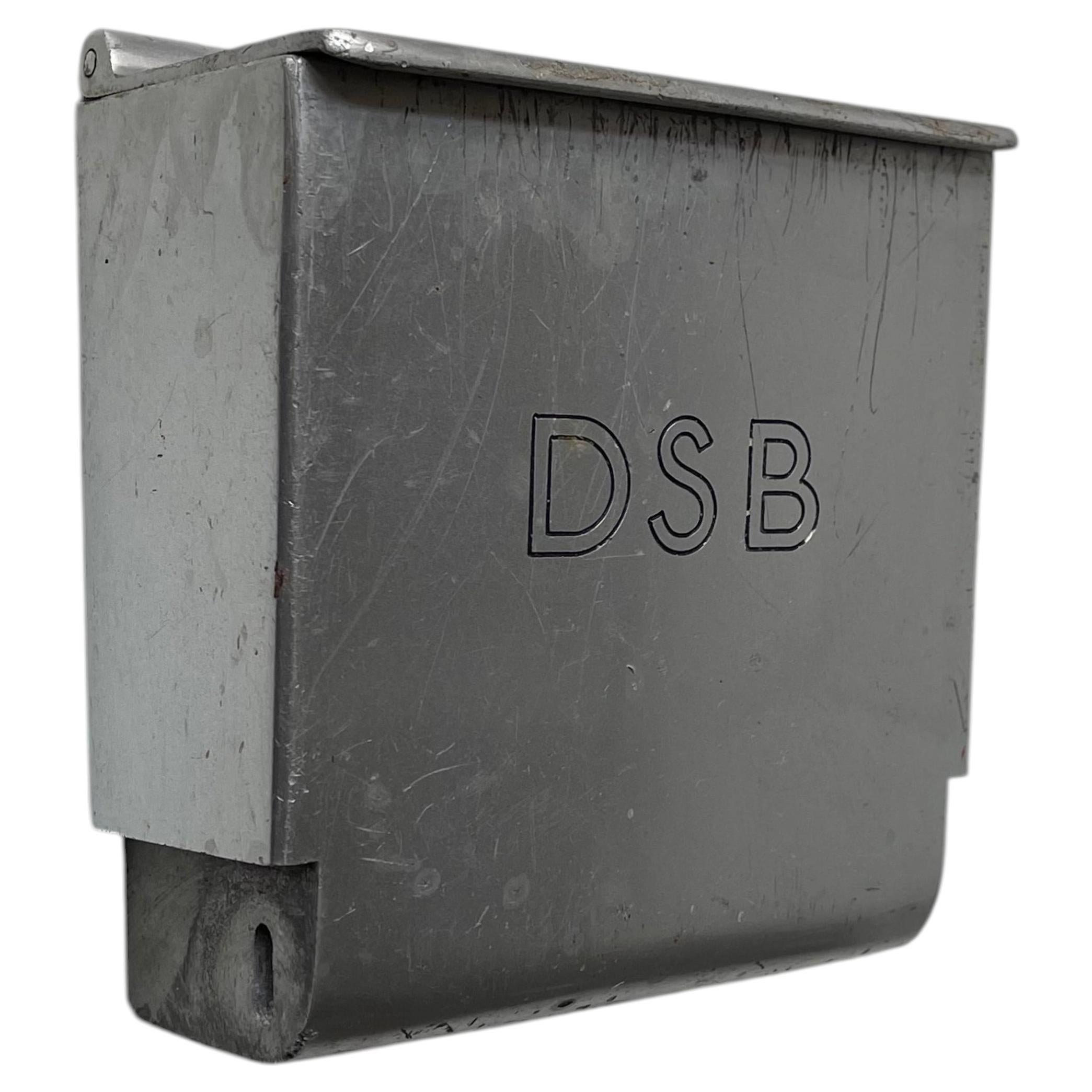 Vintage-Wandaschenbecher aus Aluminium von DSB – Dänische Staatsbahn, 1970er Jahre im Angebot