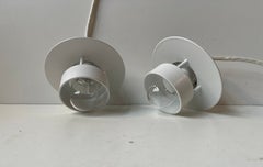 Louis Poulsen Small White Minimalist Planet Orbit Bathroom Ceiling Lights