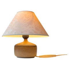 Small Midcentury Ceramic Table Lamp by Otto Klaesson for Höganäs Sweden