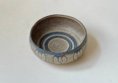 Danish Midcentury Glazed Stoneware Bowl by Kirsten Winther Johansen, 1970s