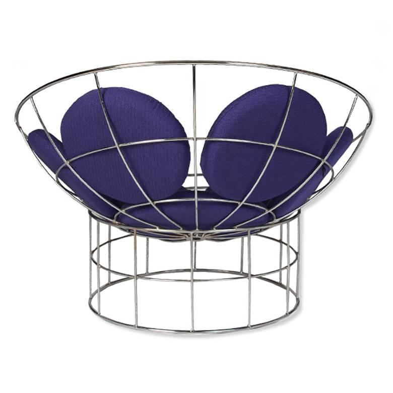 Space Age Verner Panton Peacock Chair For Sale