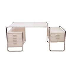 Marcel Breuer Chromed Steel and Enameled Desk 4