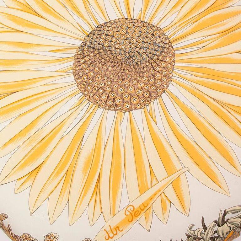 Gold Gilded Iron Vanity Stool in Vintage Hermès Daffodil Silk at 1stDibs