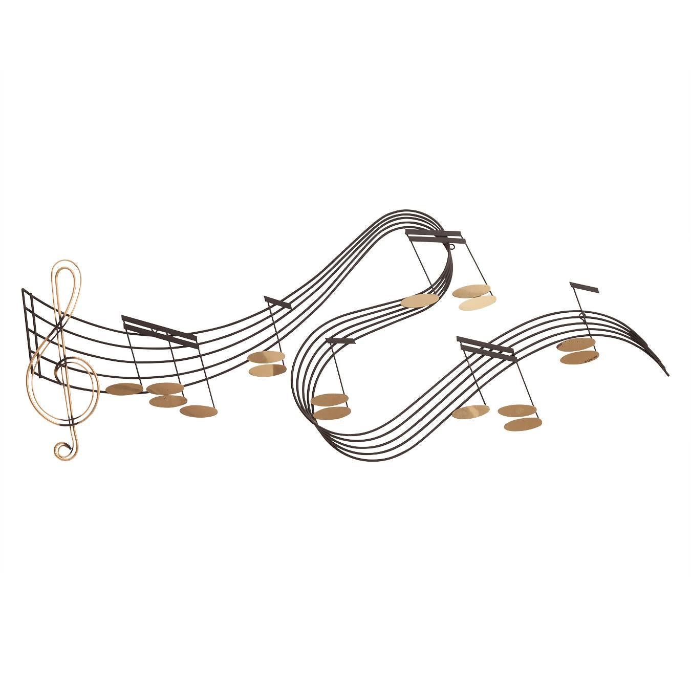 C. Jere Musical Notes Wall Hanging For Sale