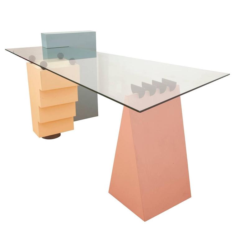 Memphis Milano Style Desk at 1stDibs