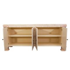 Maitland-Smith Tessellated Marble Console