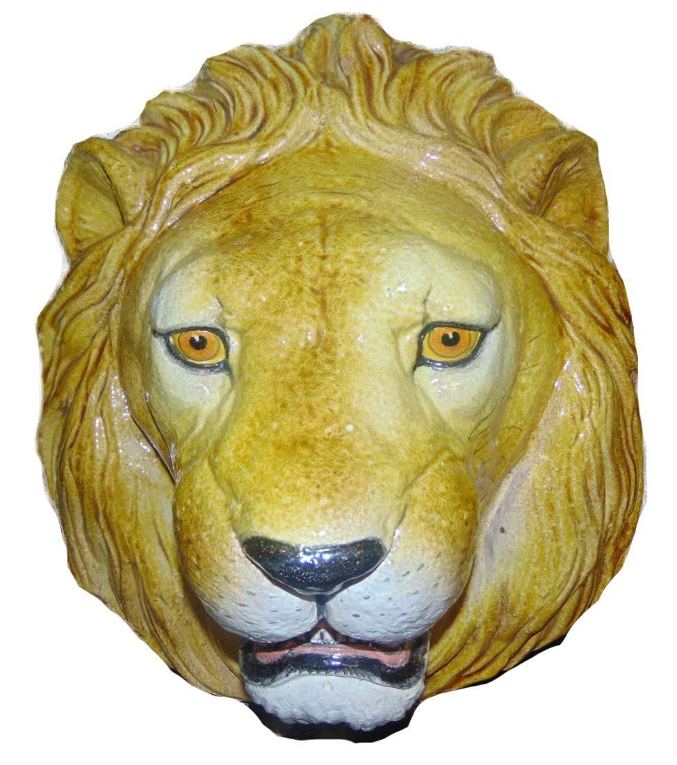 Italian Ceramic Safari Busts, Set of Three For Sale 4