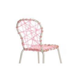Campana Brothers Pink Zig Zag Chairs, Set of 12