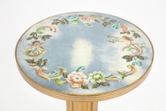 Vintage Verre Églomisé Centre or Accent Table