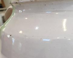 French Collection de pots de confit blanc