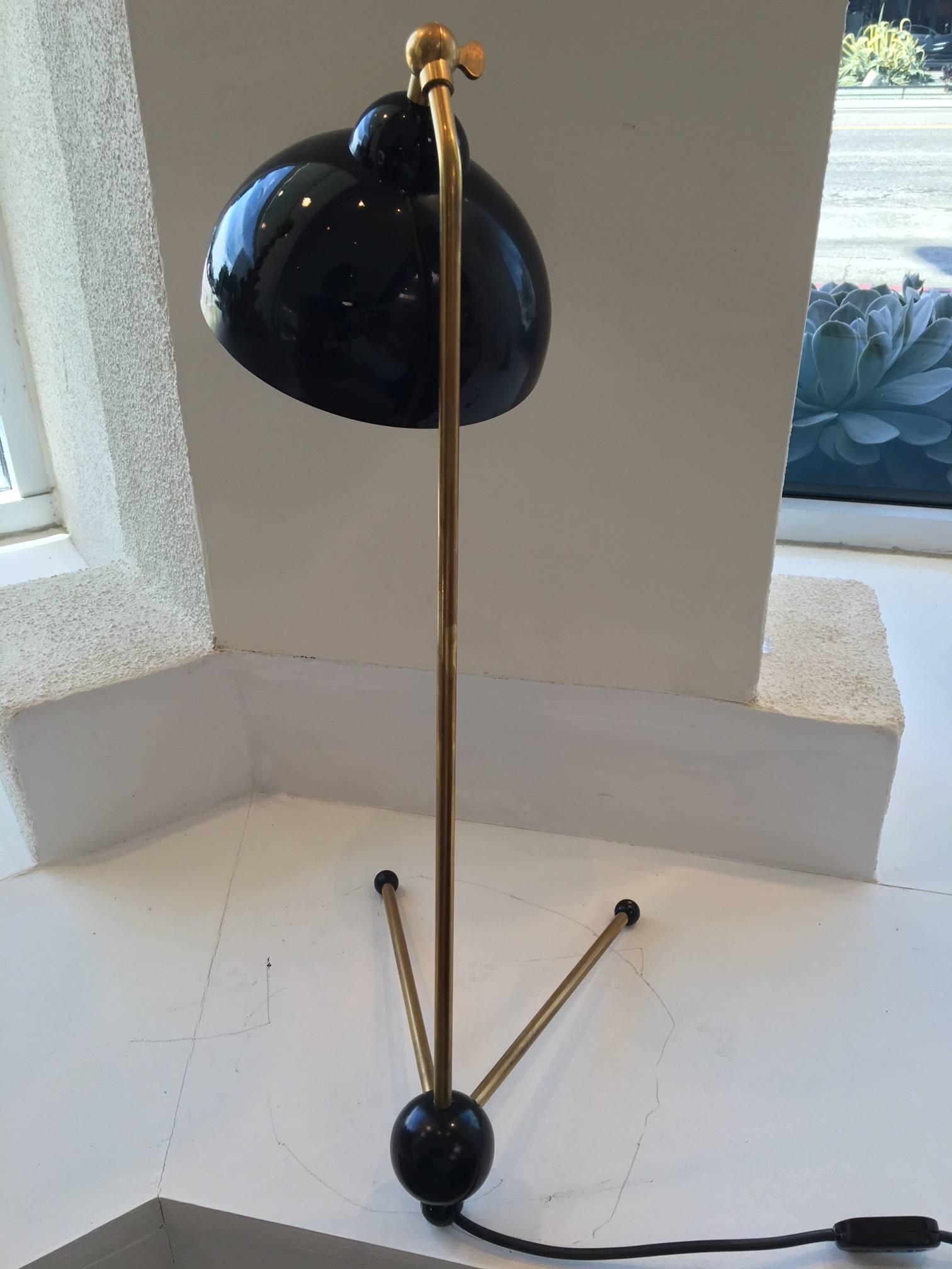20th Century 1950s Italian Tripod Table Lamp