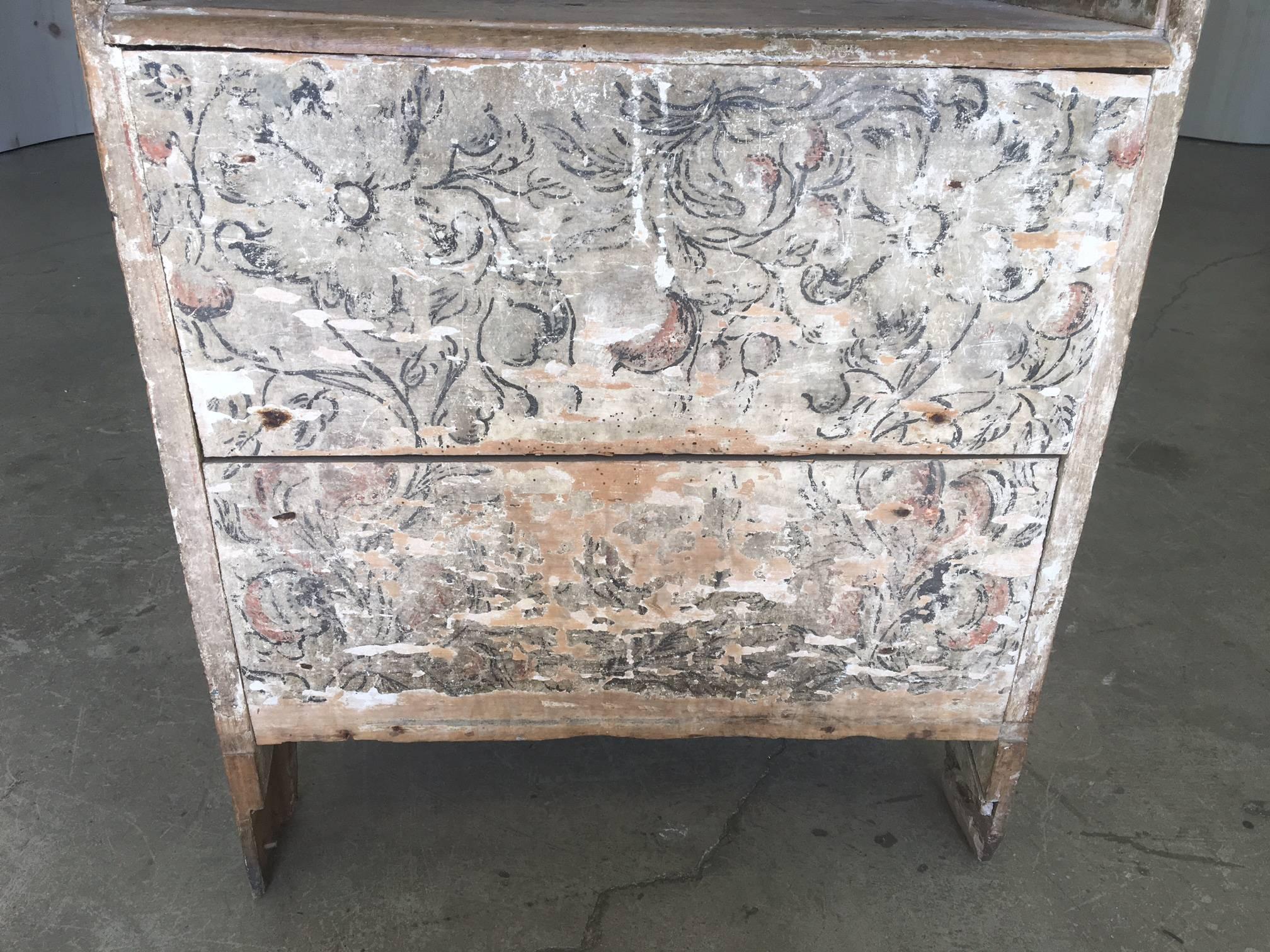 Wood Italian Renaissance Style Painted Cattedra For Sale