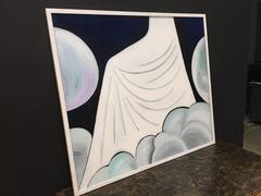 Gio Ponti a Decorative Panel Hand-Painted in Acrylic on Perspex