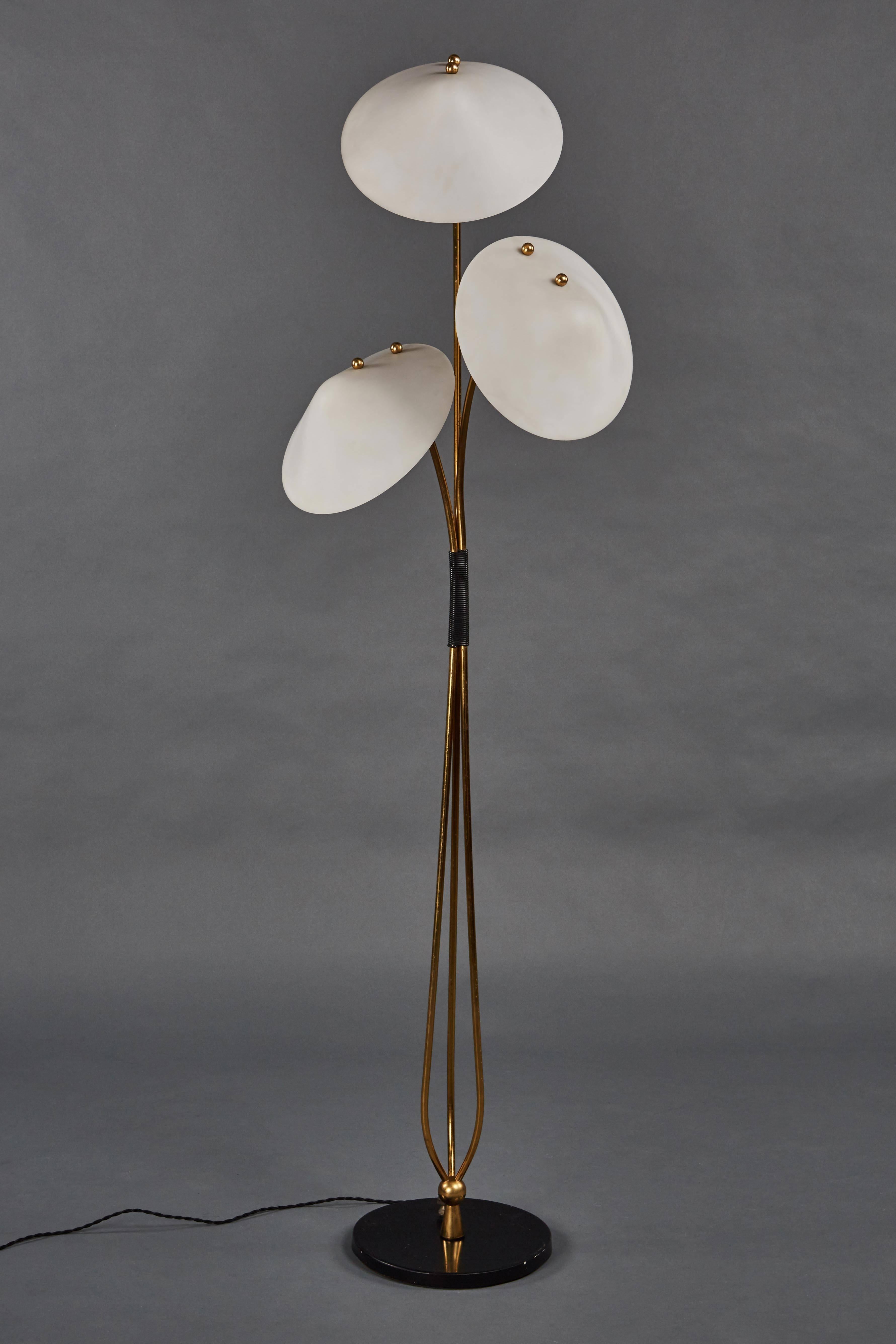 Mid-Century Modern Unique and Beautiful French Floor Lamp For Sale