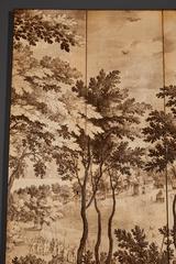 Four-Panel Screen in the Manner of Fornasetti