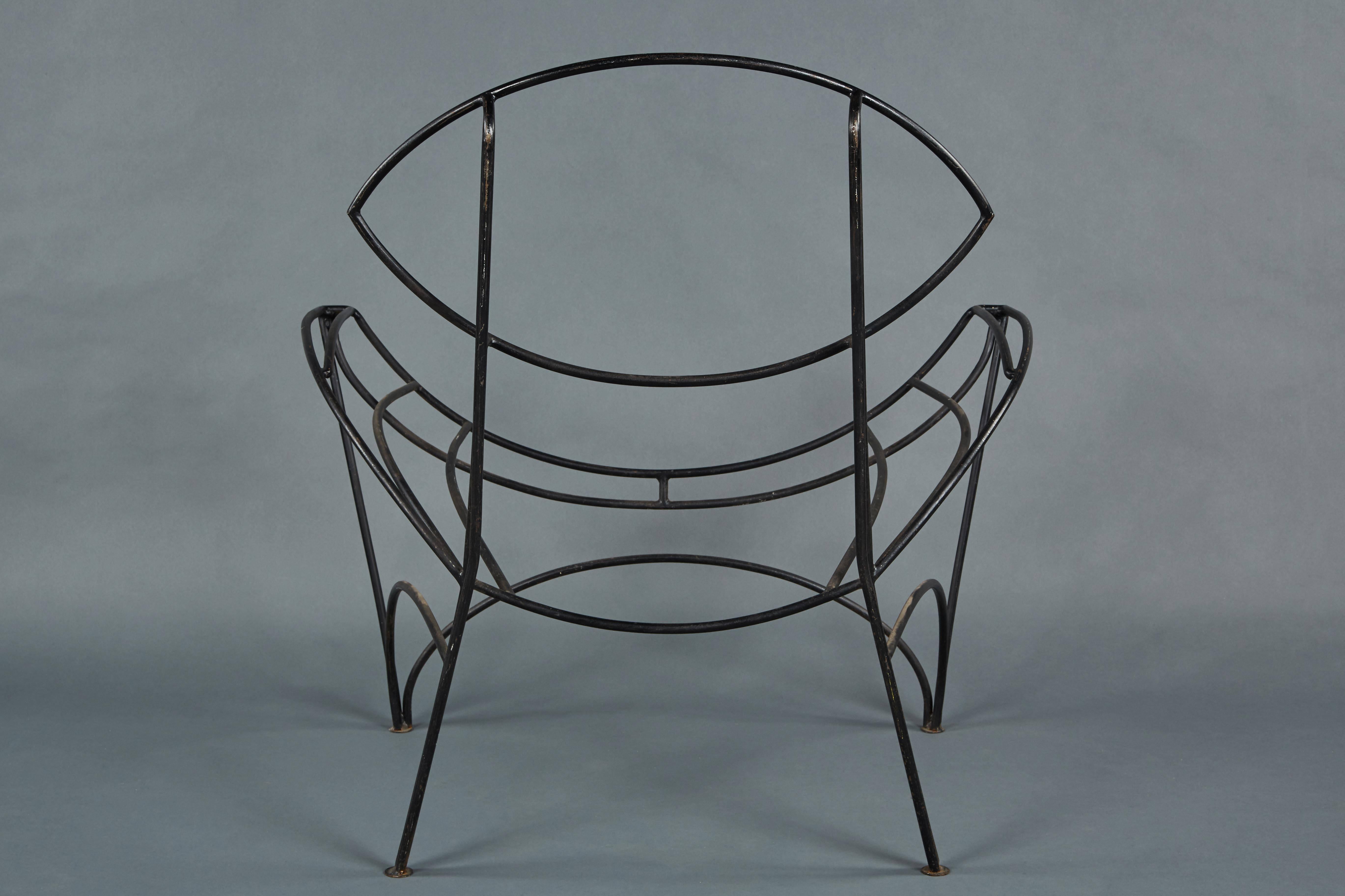 Painted �“Fat” Iron Chair by Tom Dixon For Sale