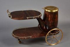Charming Aldo Tura Bar Cart