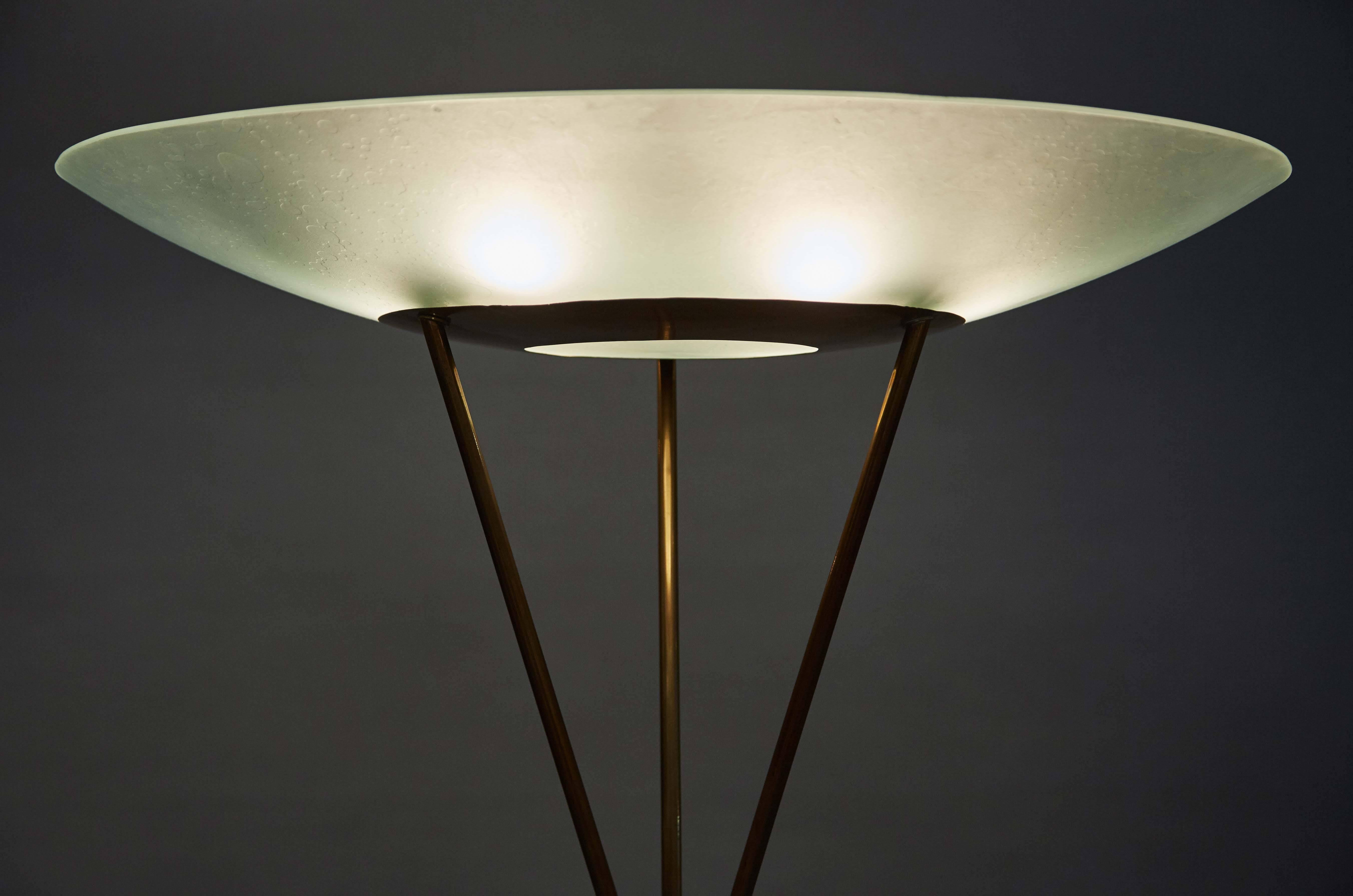 20th Century Large and Rare Model 4013 Floor Lamp Designed by Gaetano Sciolari for Stilnovo