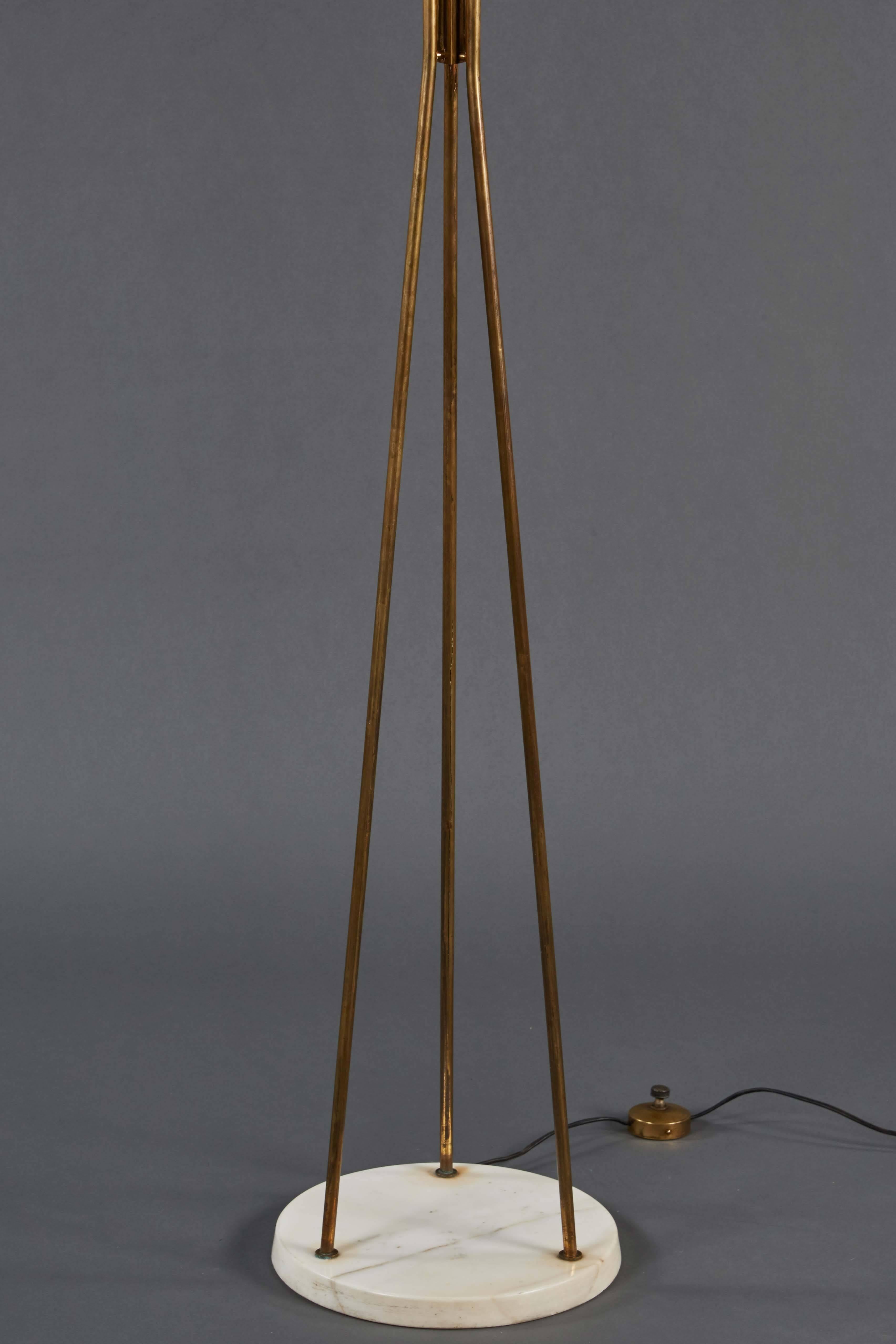 Large and Rare Model 4013 Floor Lamp Designed by Gaetano Sciolari for Stilnovo 2