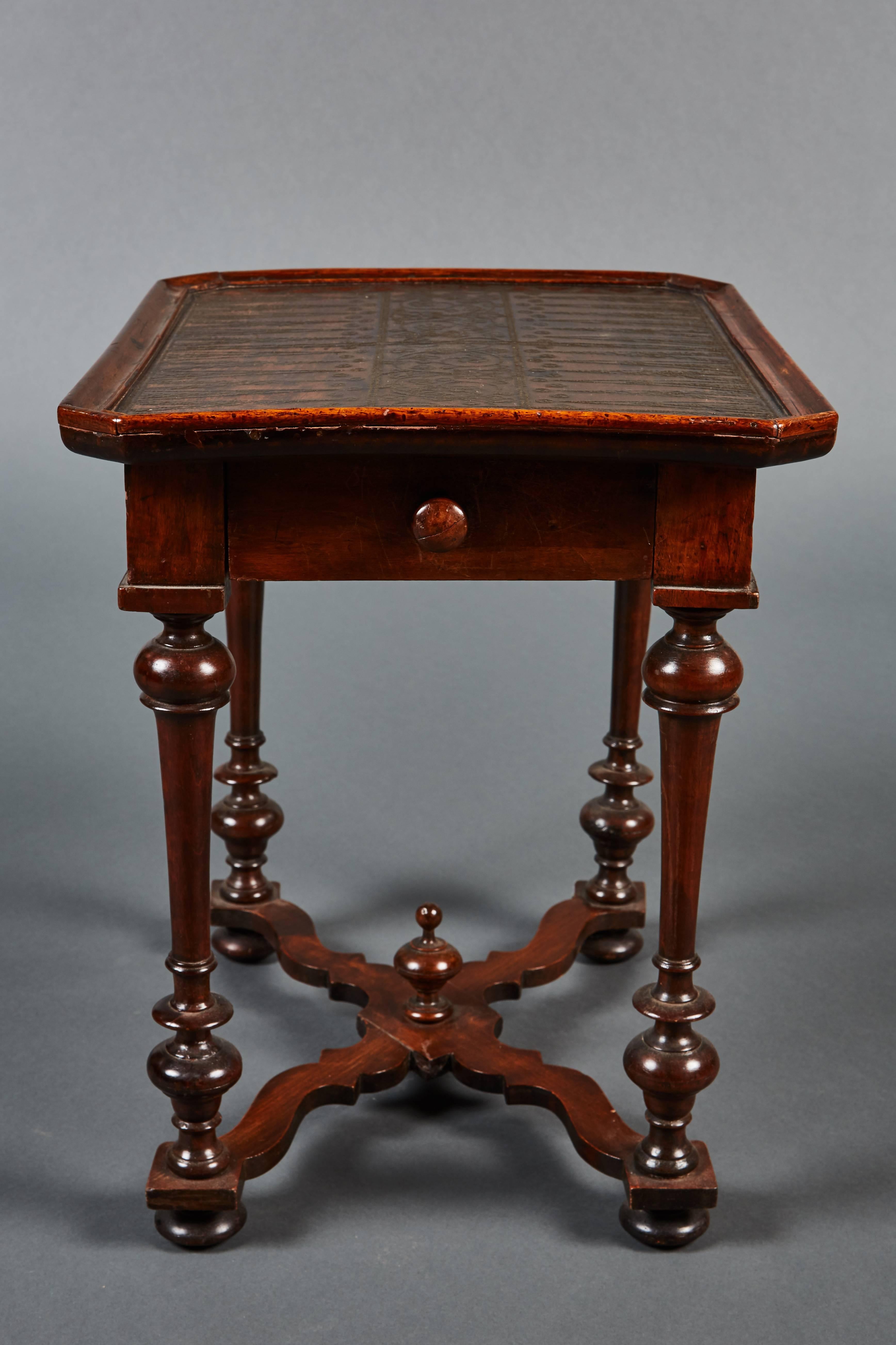 Rare and Unusual Italian 17th Century Backgammon Table In Good Condition In Los Angeles, CA