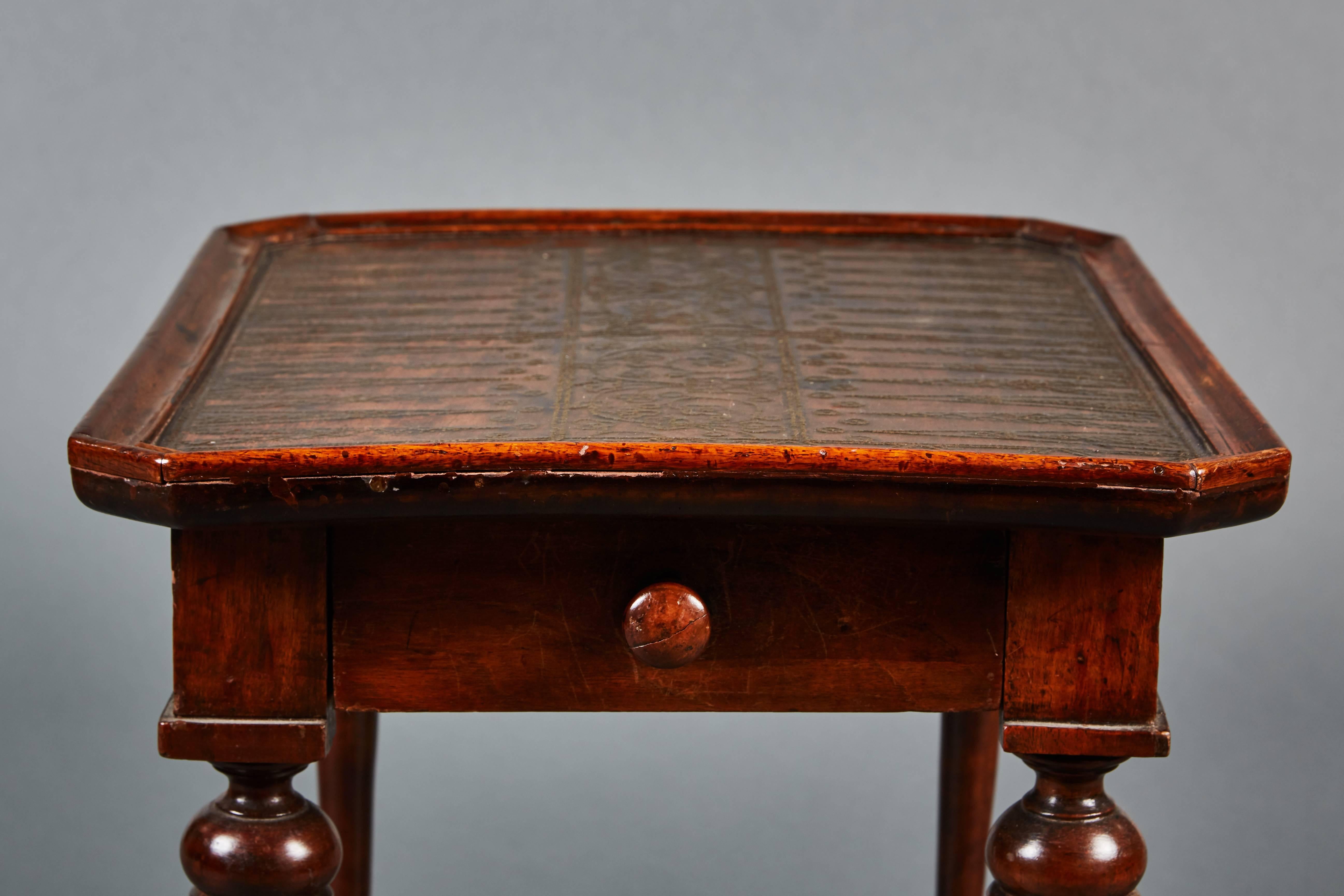 Rare and Unusual Italian 17th Century Backgammon Table 1