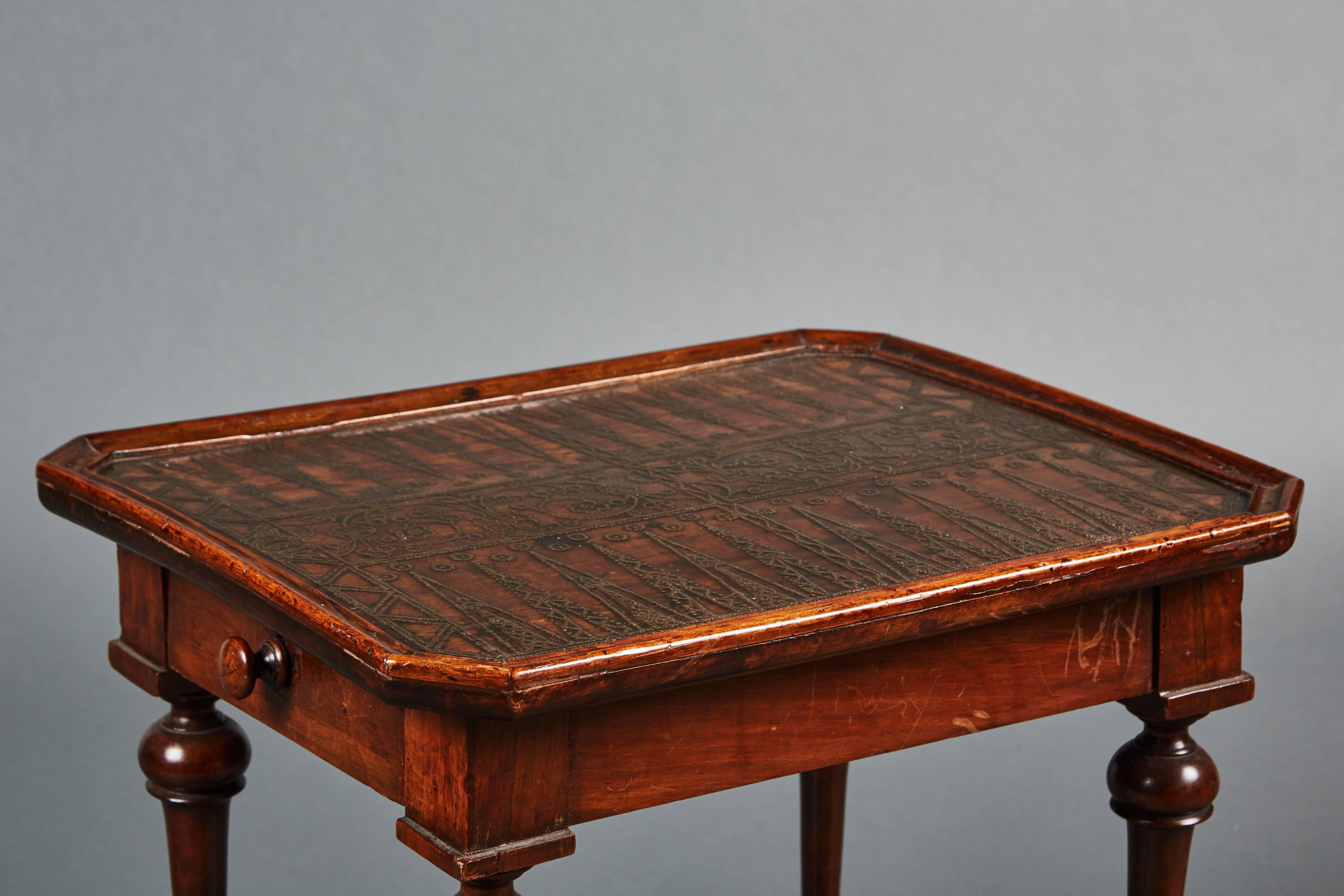 Rare and Unusual Italian 17th Century Backgammon Table 2