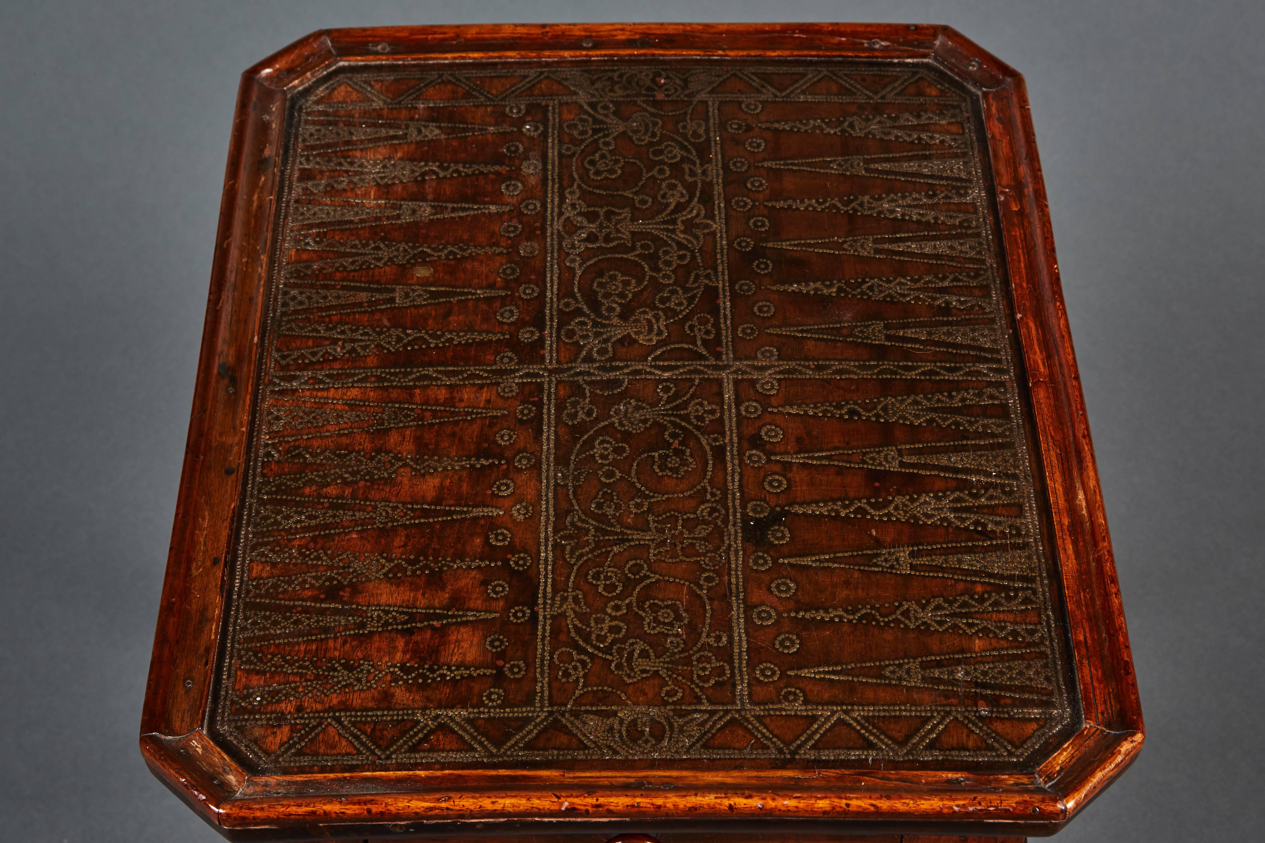 Rare and Unusual Italian 17th Century Backgammon Table 6