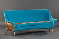 Italian Suite of a Sofa and Two Armchairs