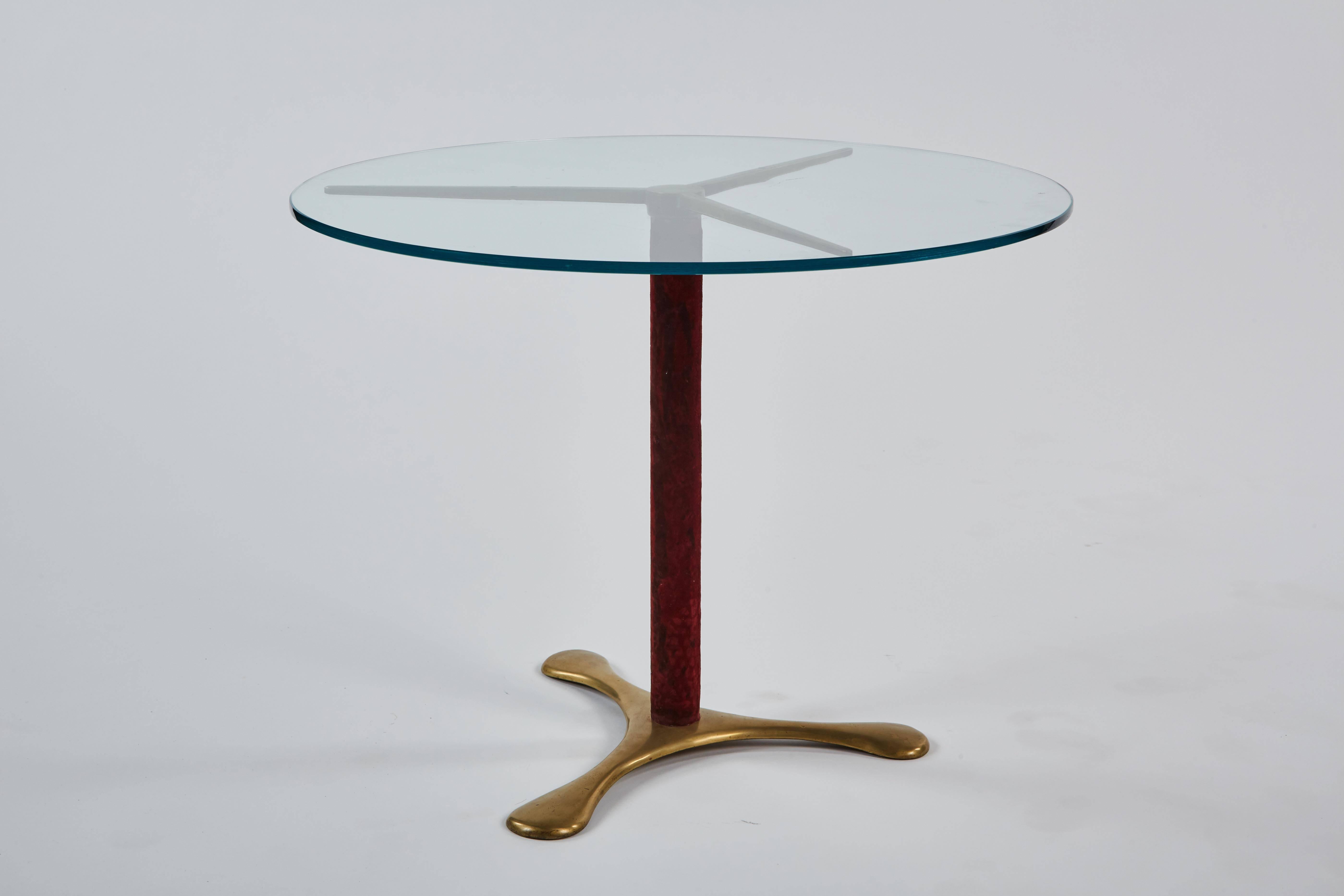 Mid-Century Modern Circular Side Table by Paolo Buffa For Sale