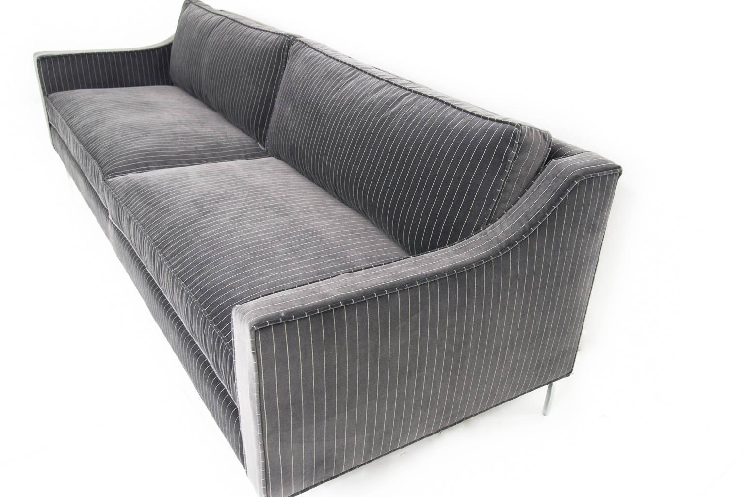 pinstripe sofa