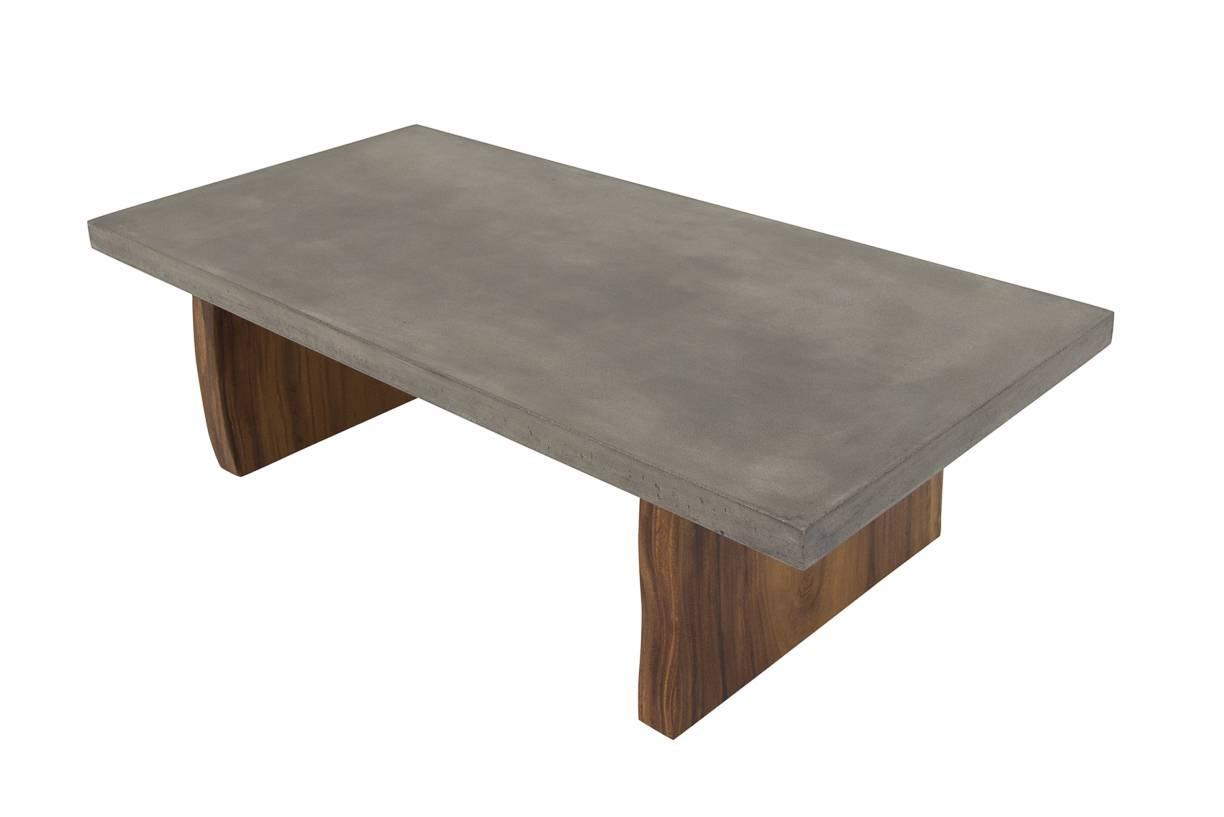 Concrete Coffee Table with Eco Slab Legs For Sale at 1stdibs