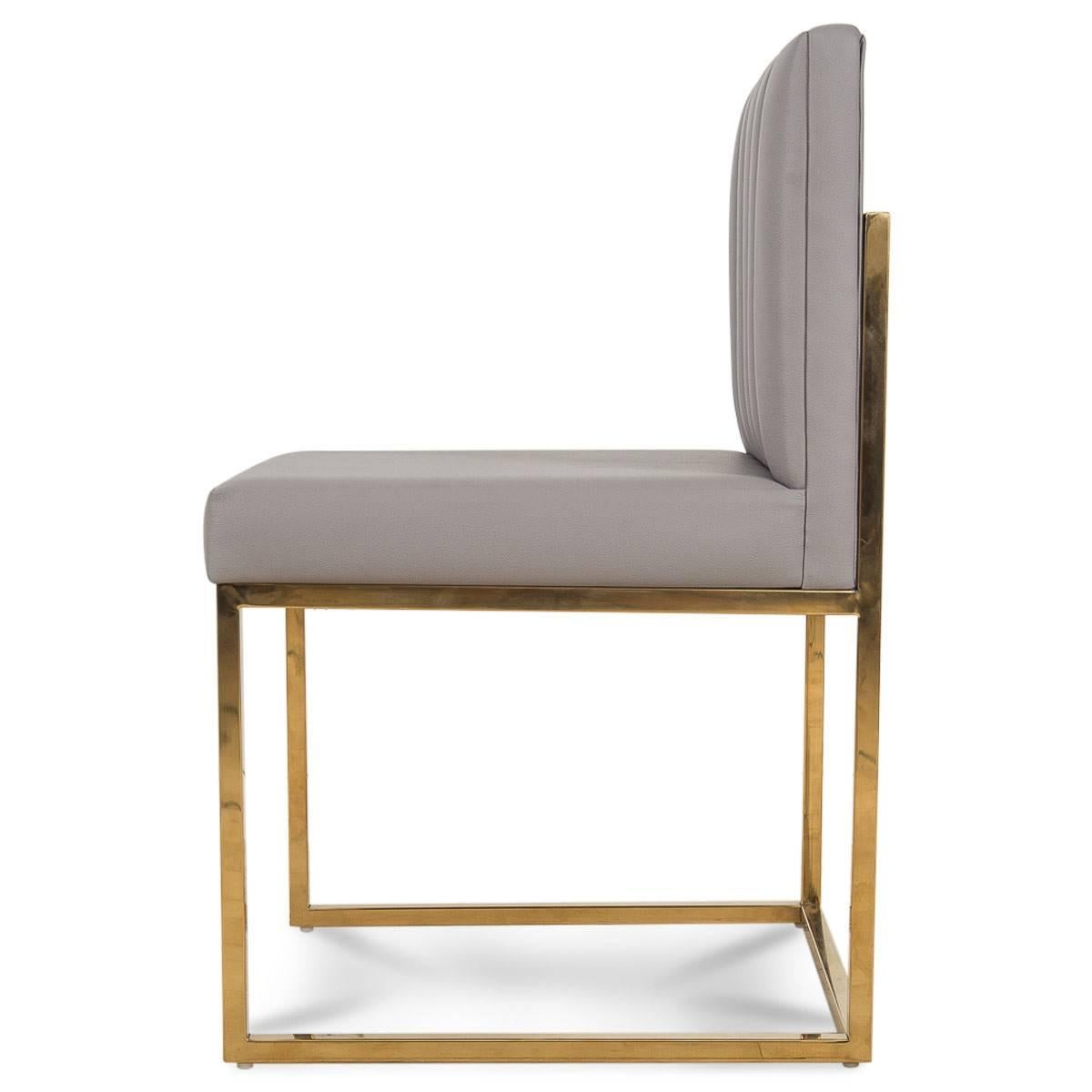 brass frame dining chairs