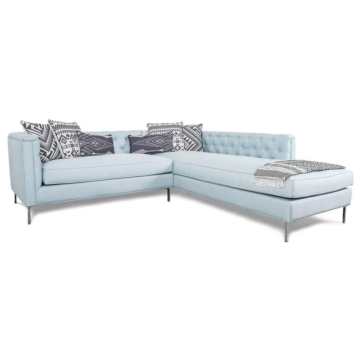 tufted modern sectional