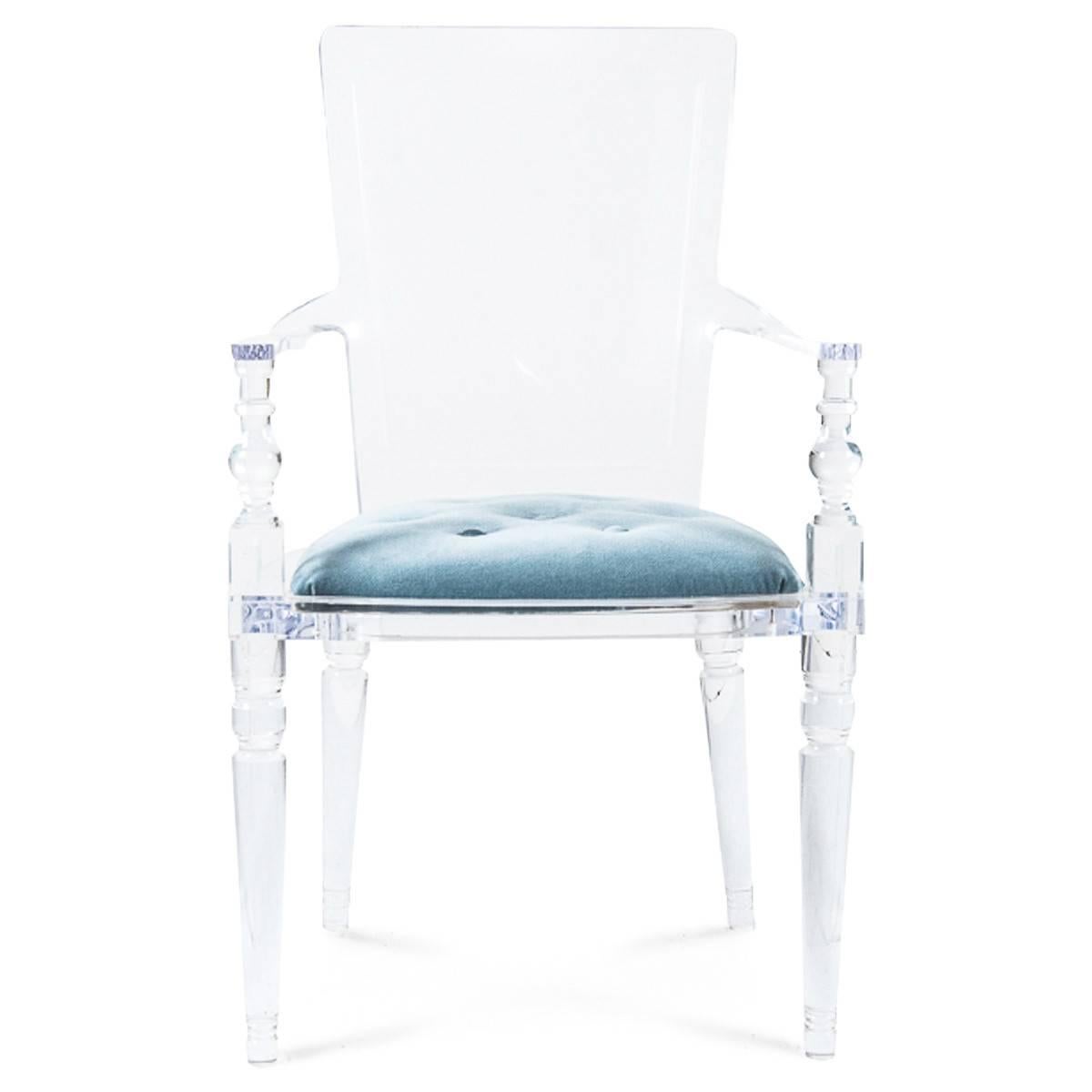 ice blue chair