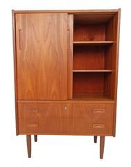 Danish Tall Boy or Gentleman's Cabinet by Cado