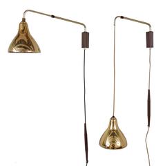 Gerald Thurston Wall Lamps Adjustable Swing Arm