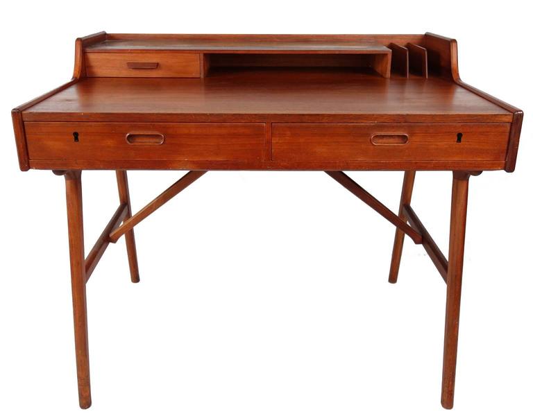 Danish Modern Desk by Arne Wahl Iversen at 1stdibs