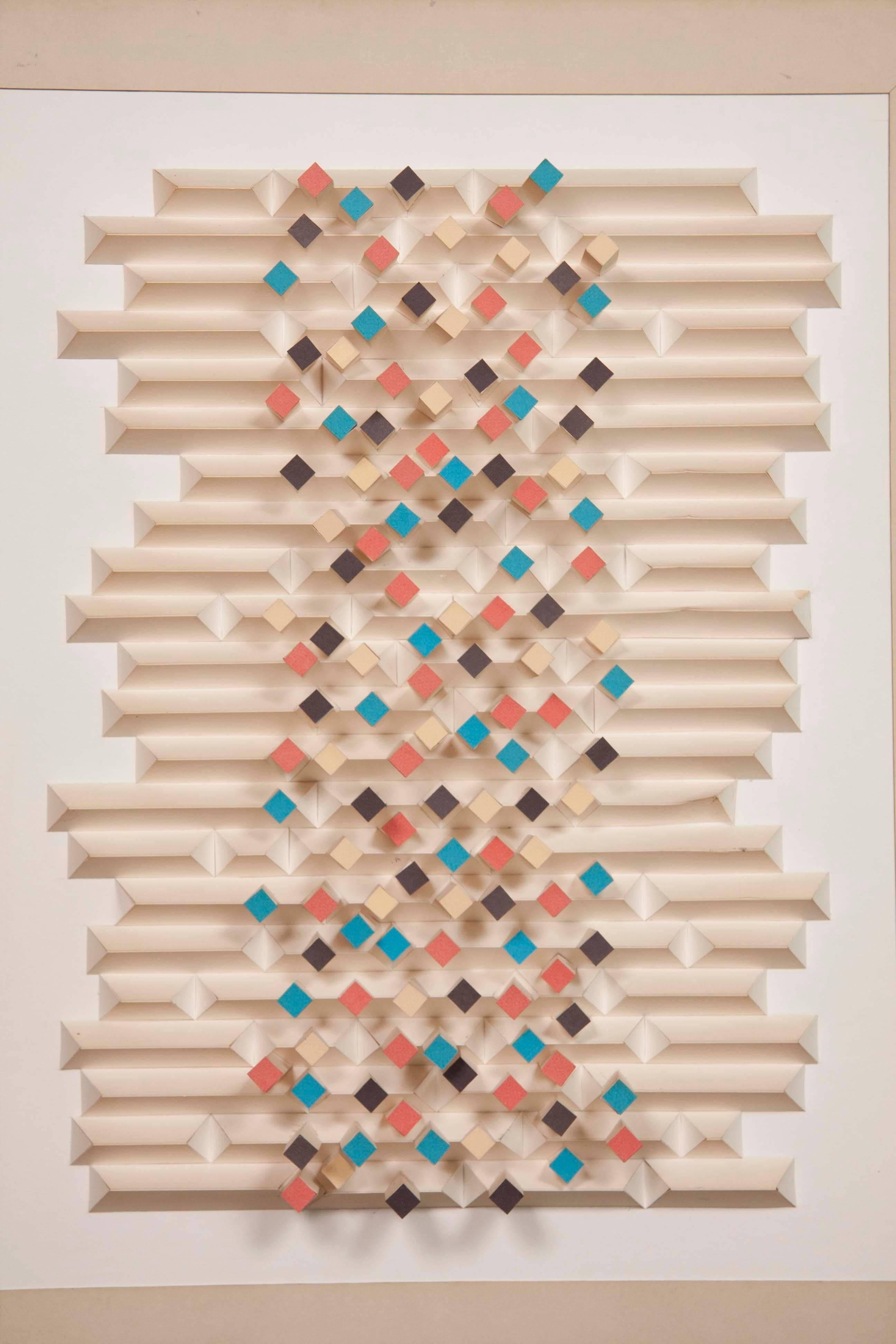 American Irving Harper Paper Sculpture Untitled