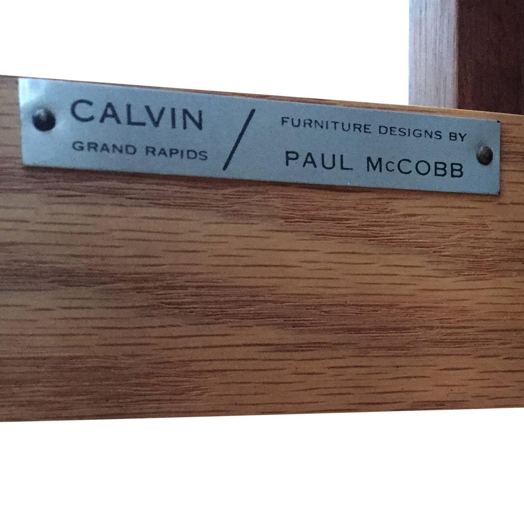 Brass Pair of Paul McCobb for Calvin Bedside Tables