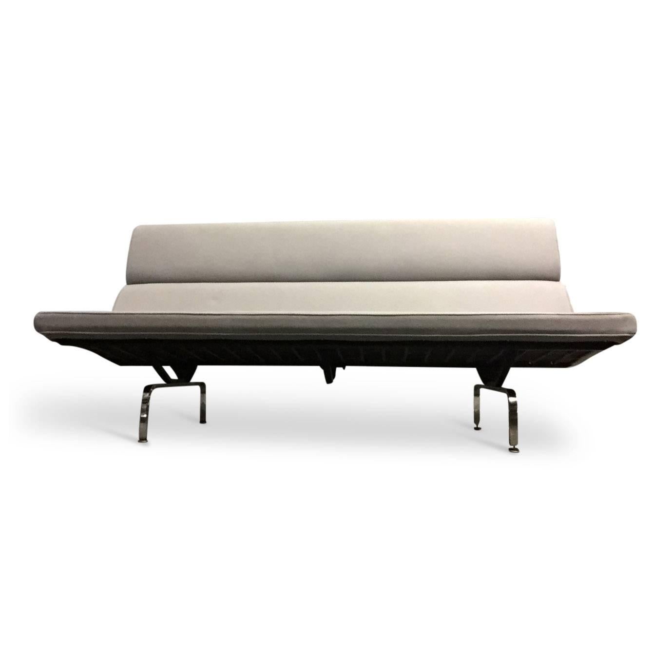 Mid-Century Modern Eames Sofa Compact for Herman Miller