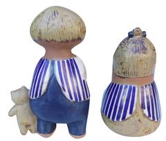 Adorable Mid-Century Ceramic Children by Lisa Larson