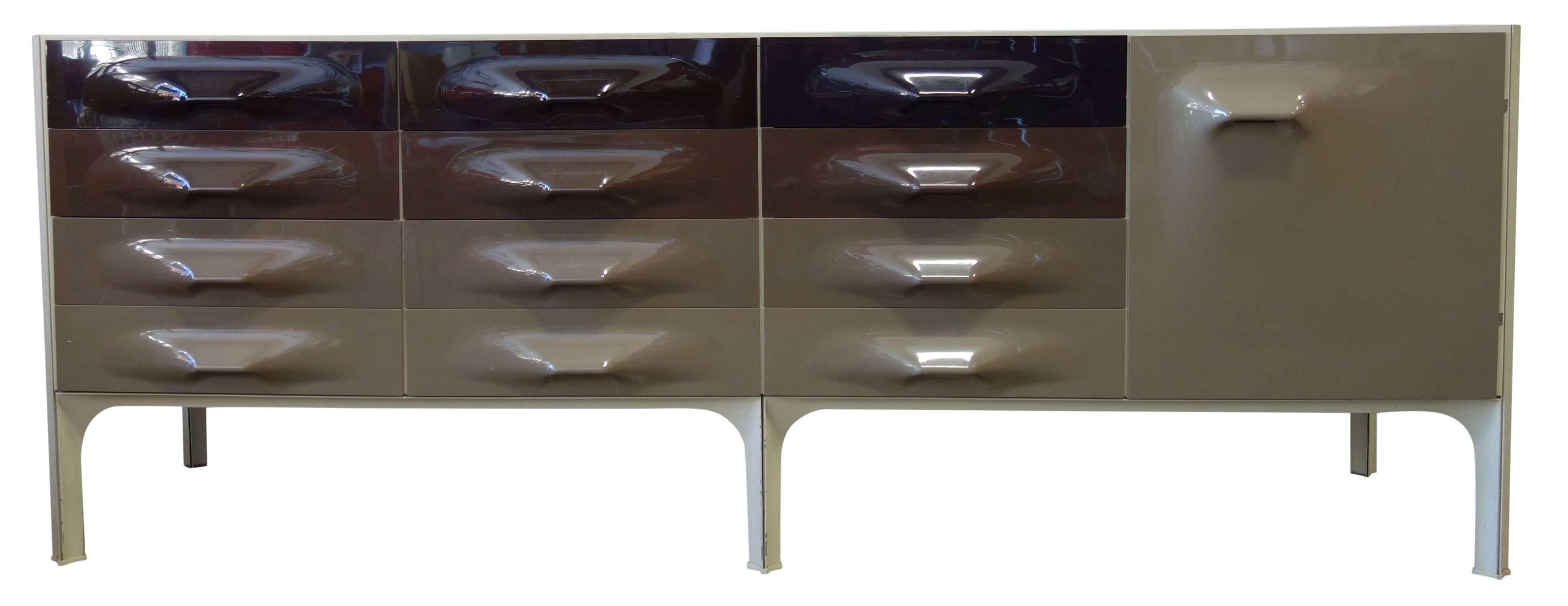 French Mid-Century Raymond Loewy DF2000 Dresser or Credenza