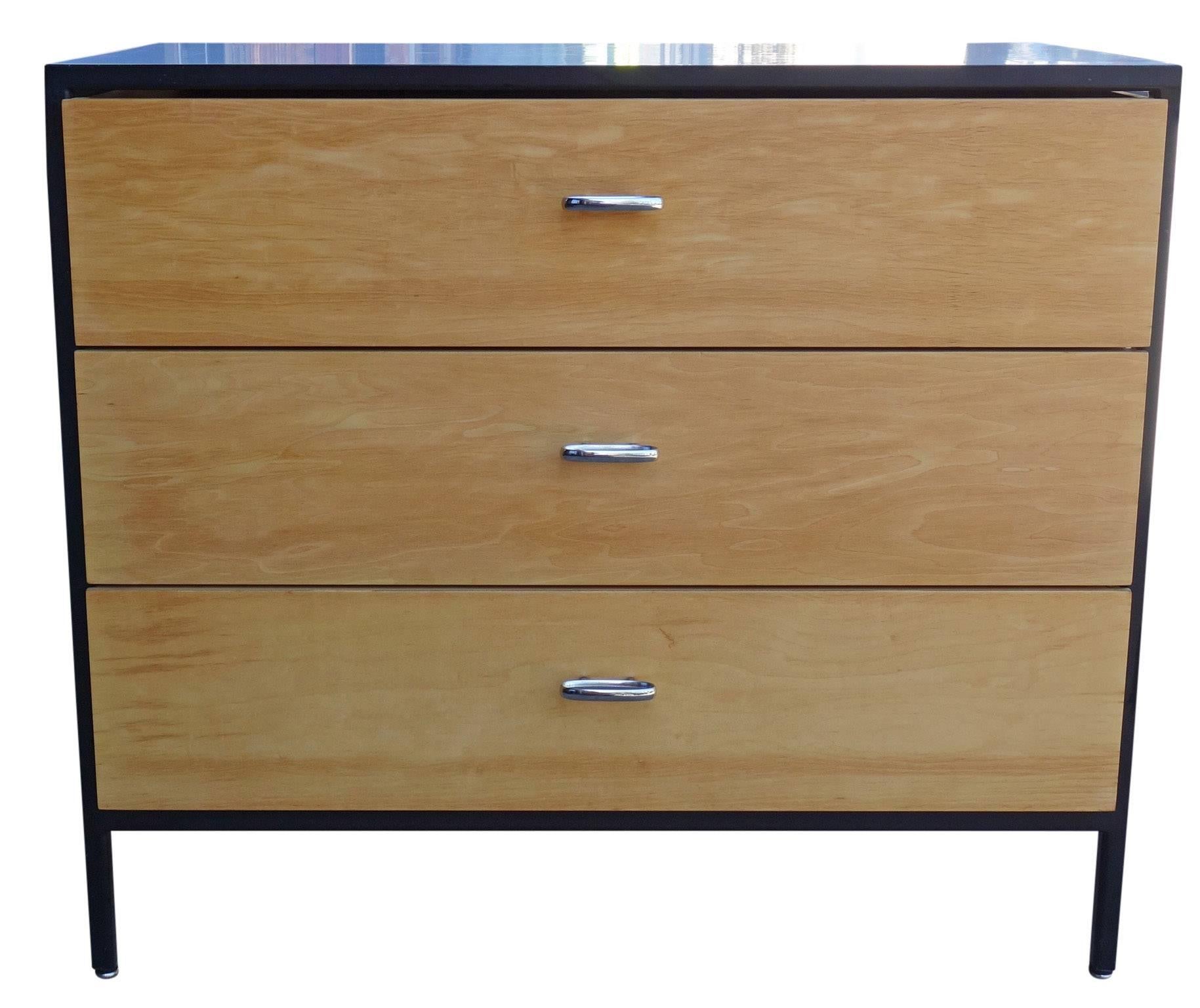 Mid-Century Modern George Nelson Steel Frame Dresser