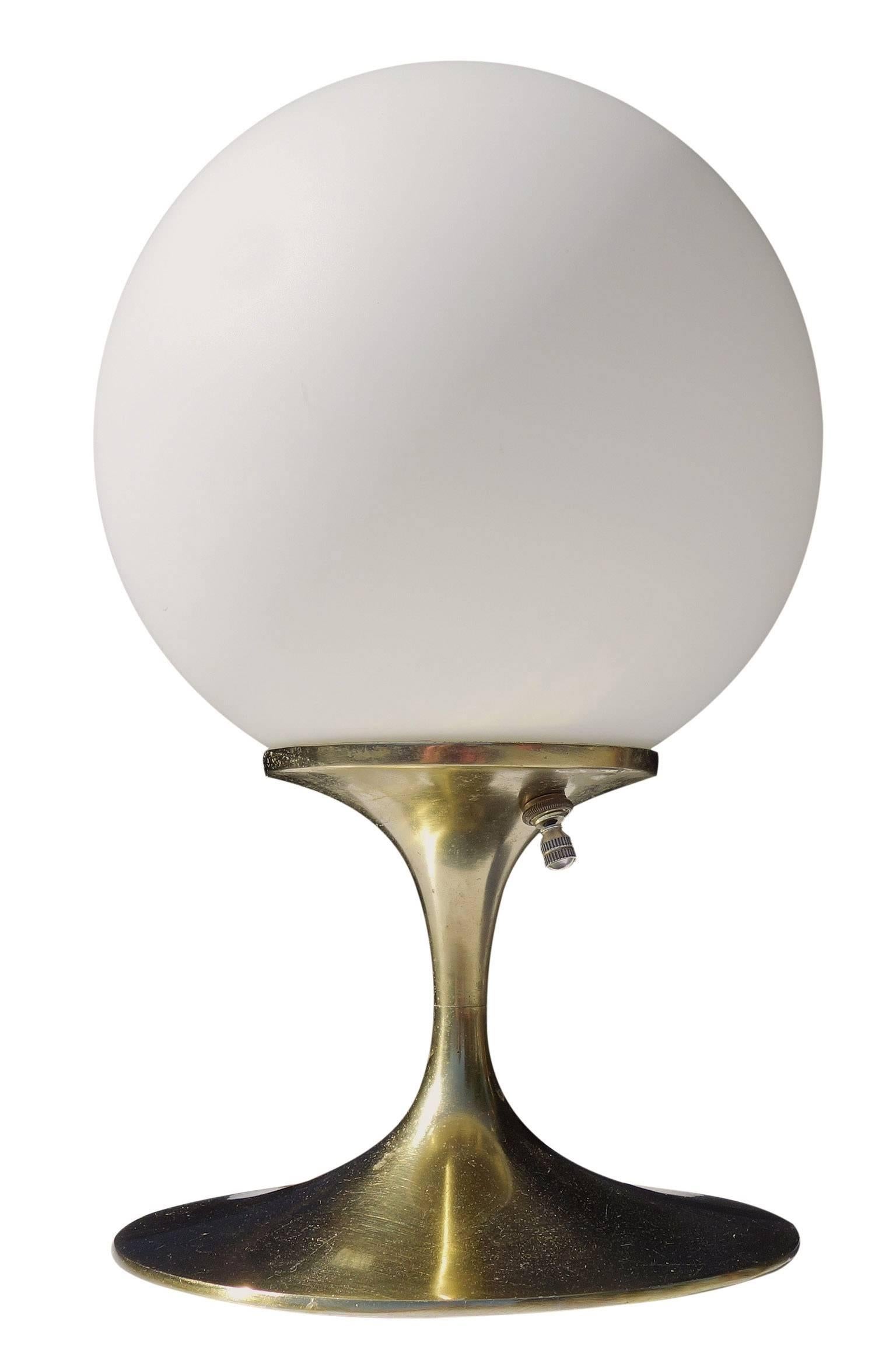 Mid-Century Modern Mid-Century Brass Tulip Table Lamp by Laurel Co.
