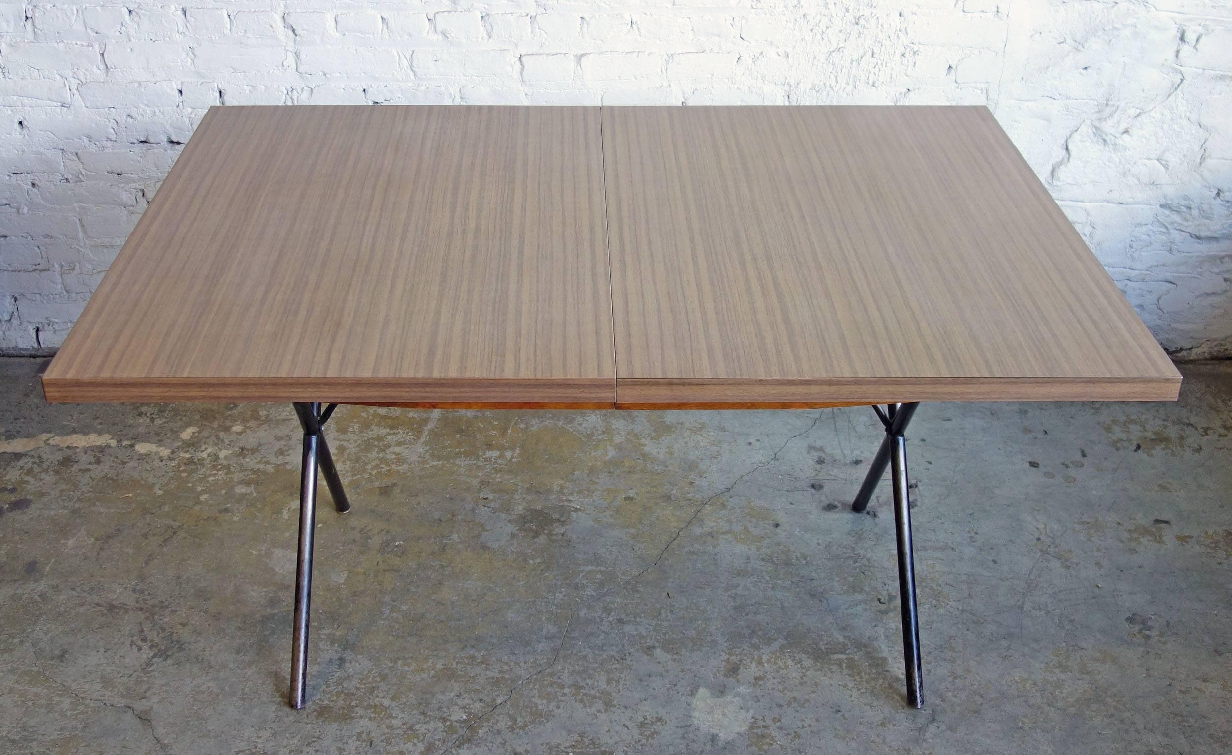 Mid-20th Century Early Mid-Century George Nelson for Herman Miller X-Leg Dining Table