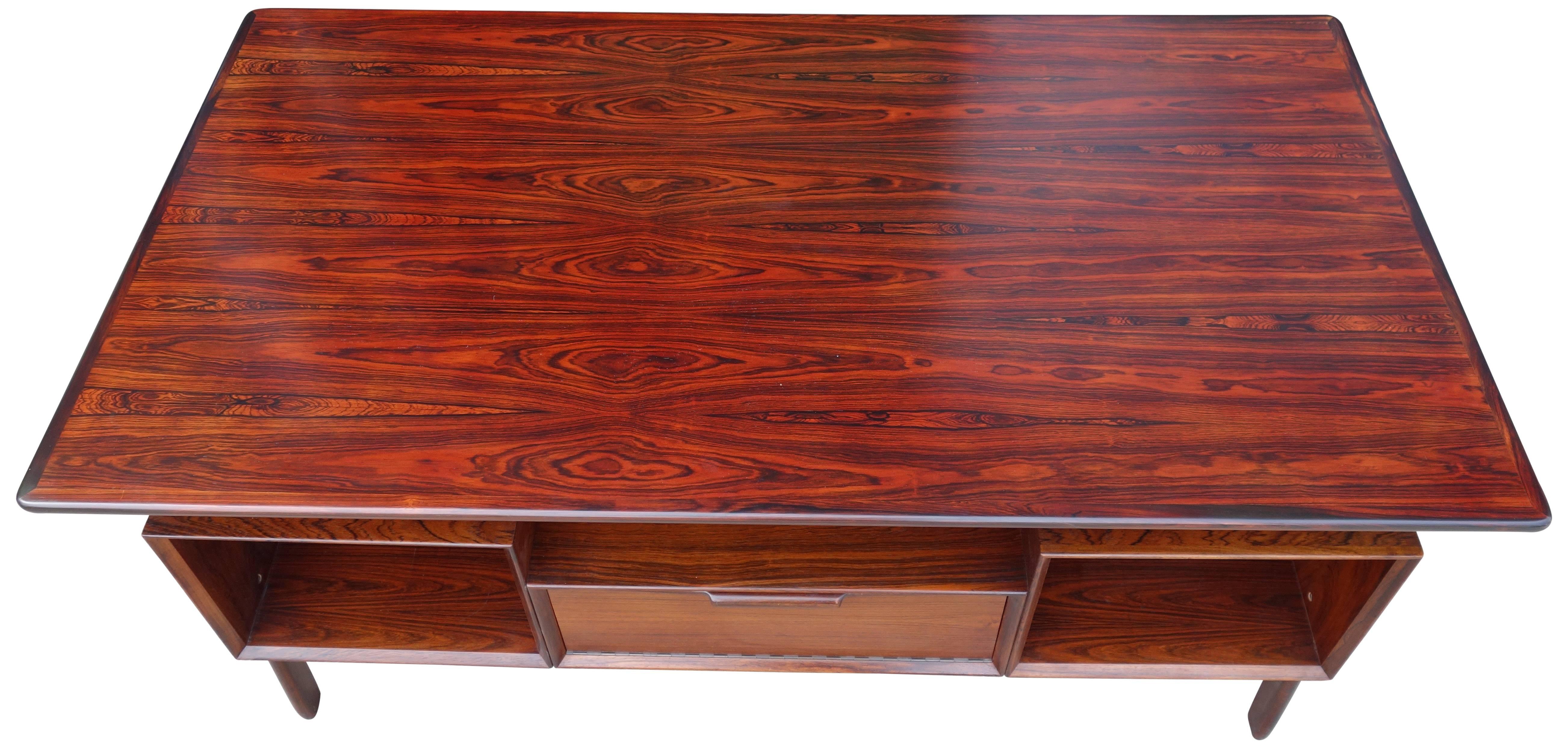 Mid-Century Rosewood Desk by Gunni Omann for Omann Jun 2