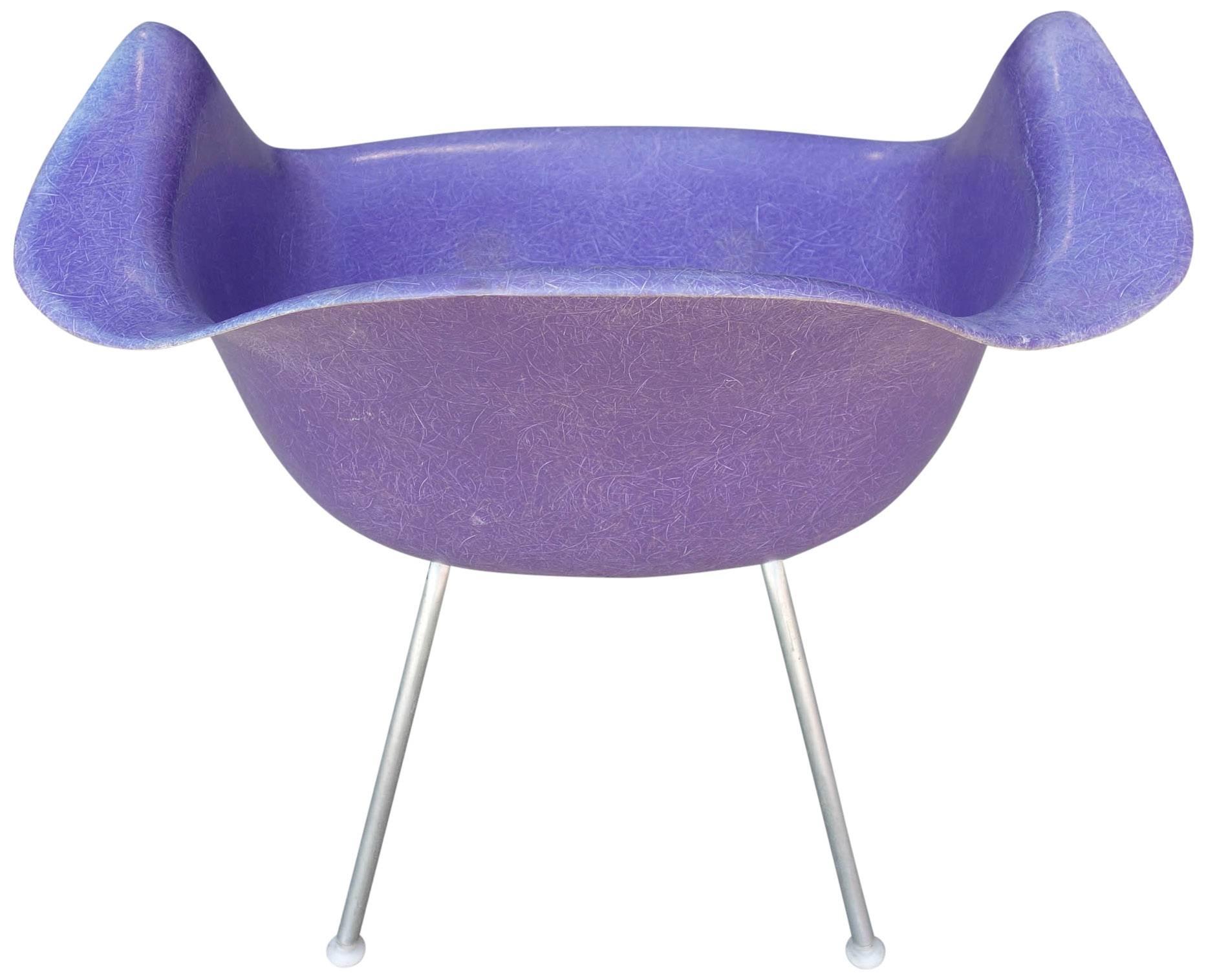 Mid-Century Modern Mid-Century Eames LAX Lounge Armchair in Rarest Purple Color