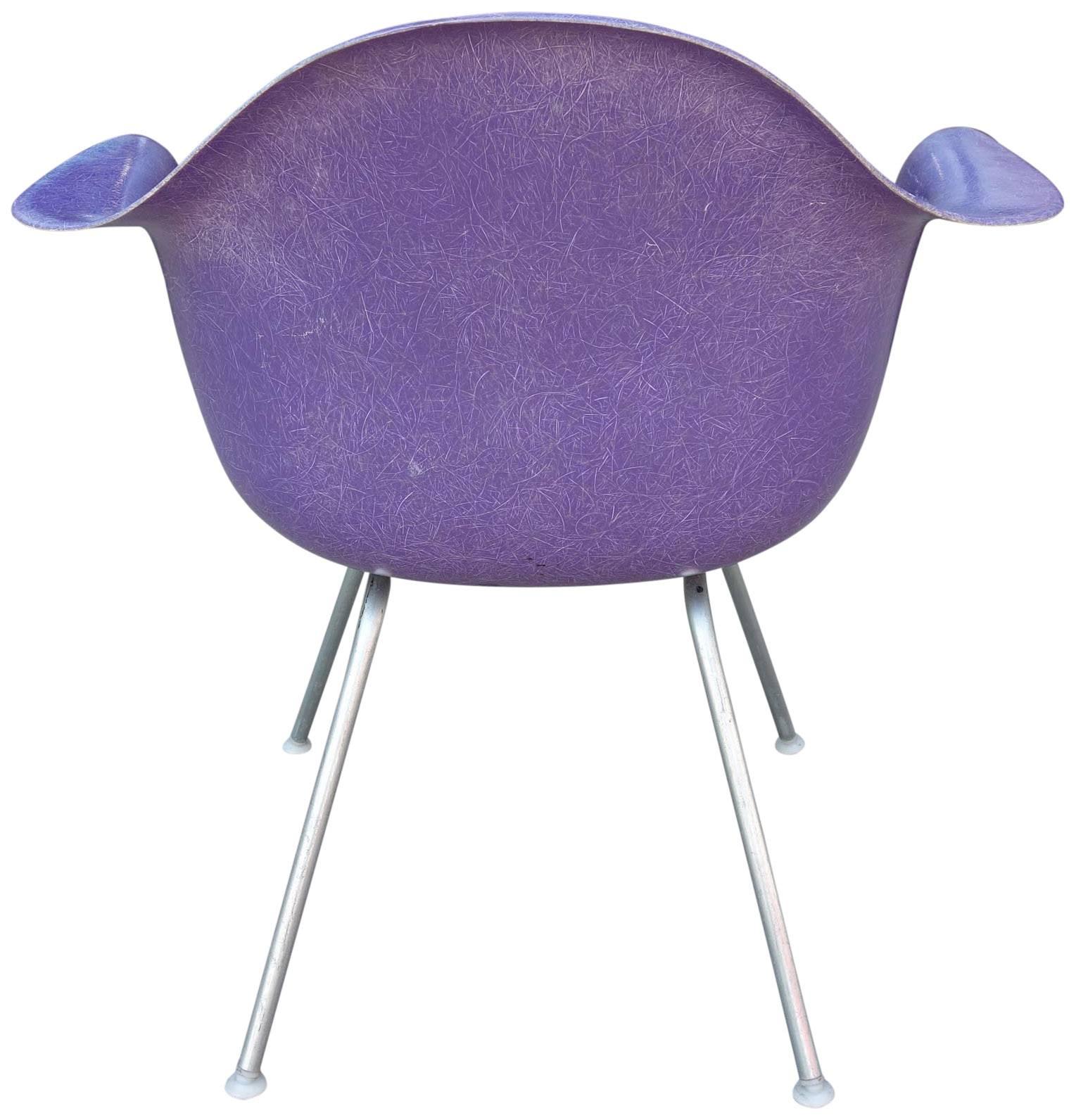 purple eames chair
