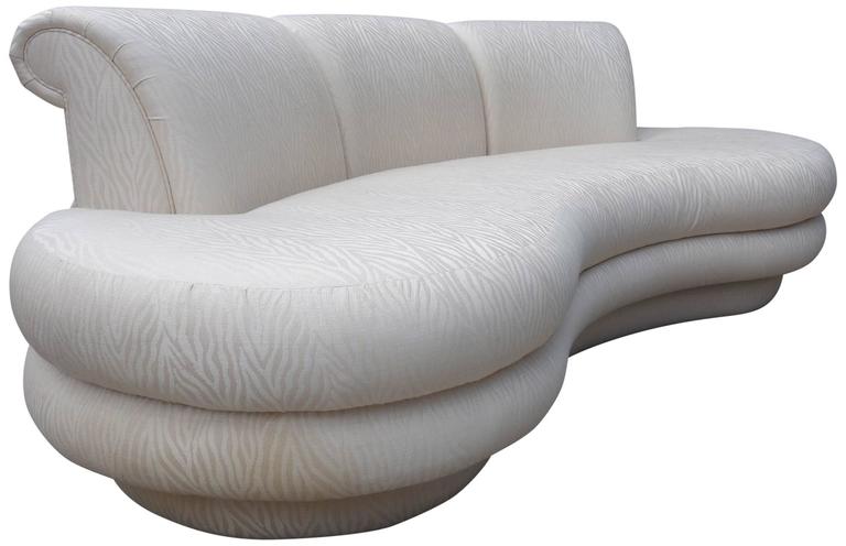 Adrian Pearsall Kidney Shaped Curved Sofa For Comfort Designs At