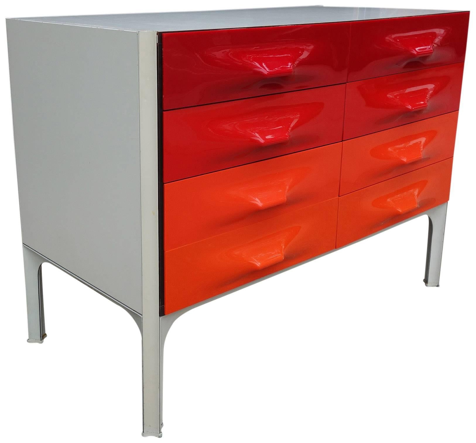French Mid-Century Raymond Loewy DF2000 Cabinet
